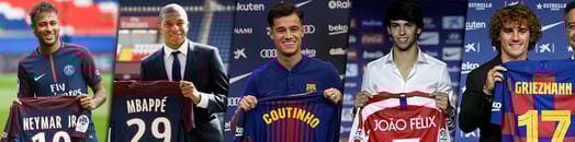 mercato historique football